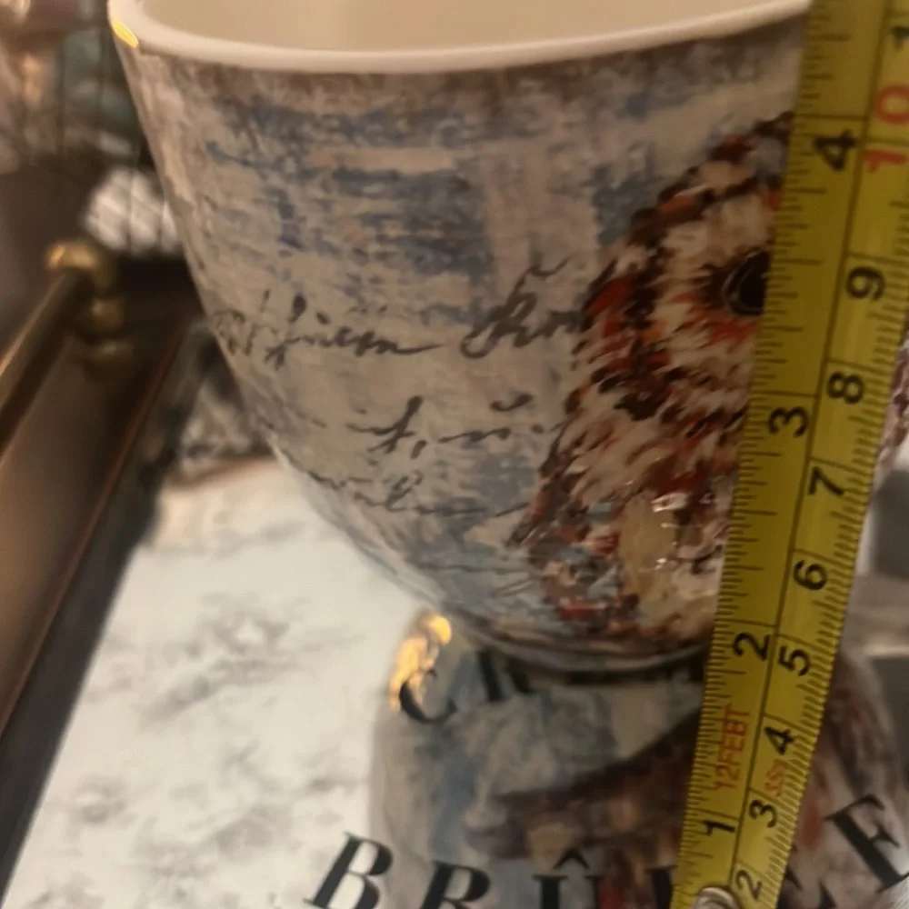 Extra Large Vintage Owl Mug Pier 1 Imports Ironstone Mug